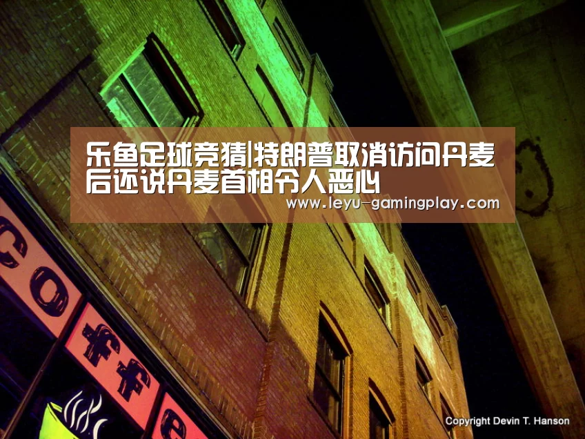 乐鱼足球竞猜|特朗普取消访问丹麦后还说丹麦首相令人恶心(图1) 乐鱼电竞平台